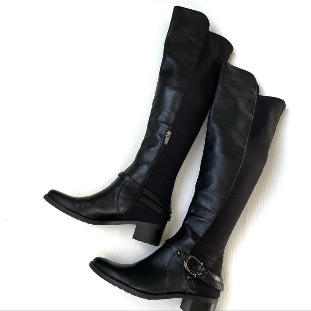 Marc Fisher over the knee riding boots w/ buckle